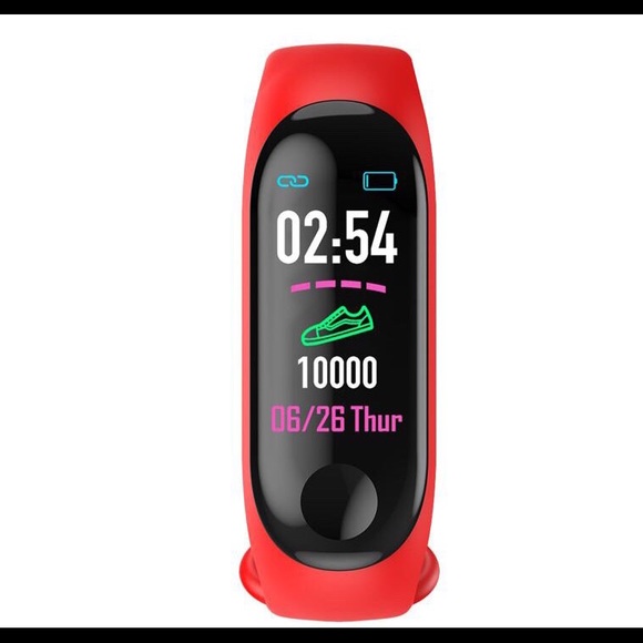 💥‼️SALE‼️💥Red M3 Yoho Sports Smart health Watch - Picture 3 of 6